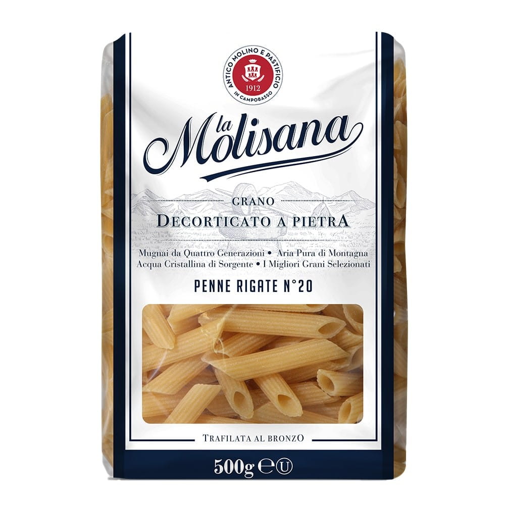 Pâtes penne rigate n° 20 500 g LA MOLISANA