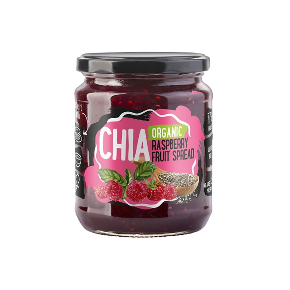 Mousse framboise aux graines de chia BIO 250 g