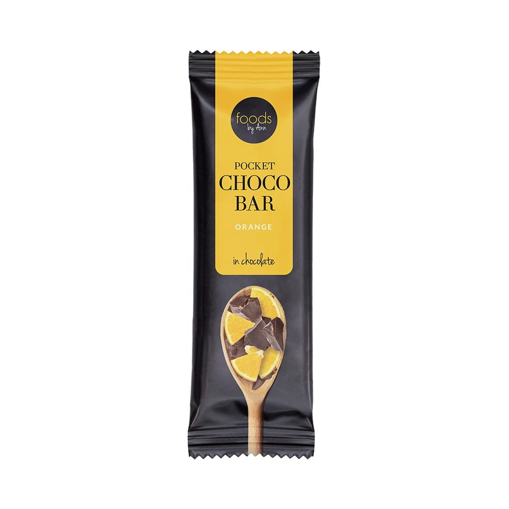 Tablette choco orange au chocolat 35 g FOODS BY ANN