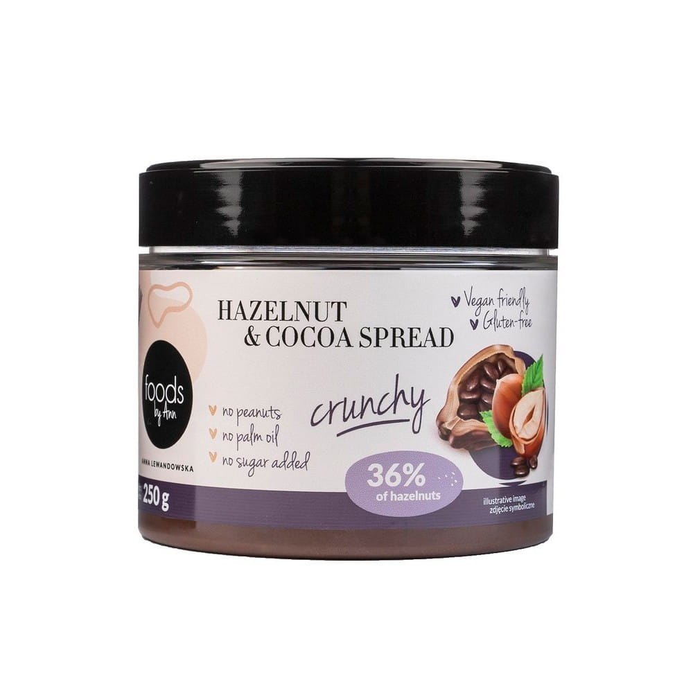 Crème de noix et cacao 36% croquante 250 g FOODS BY ANN