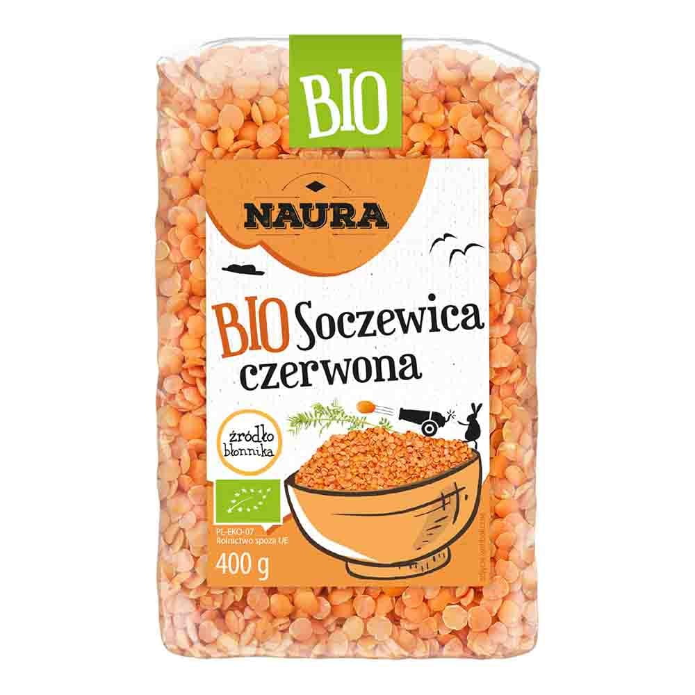 Lentilles rouges BIO 400 g NAURA