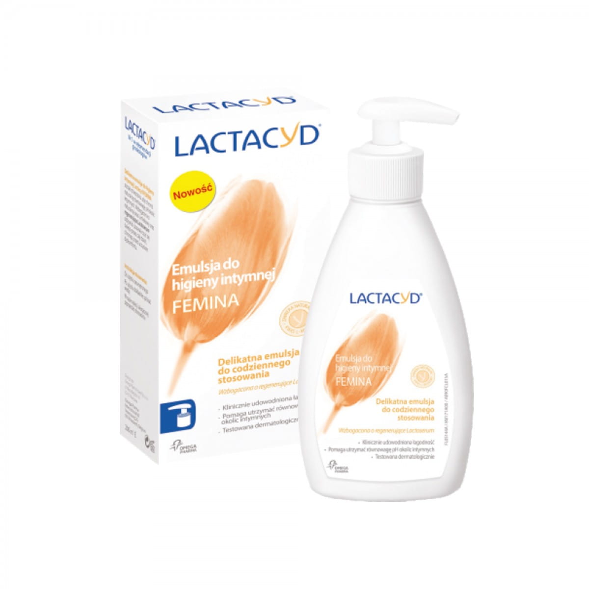 Emulsion hygiène intime avec pompe 200 ml