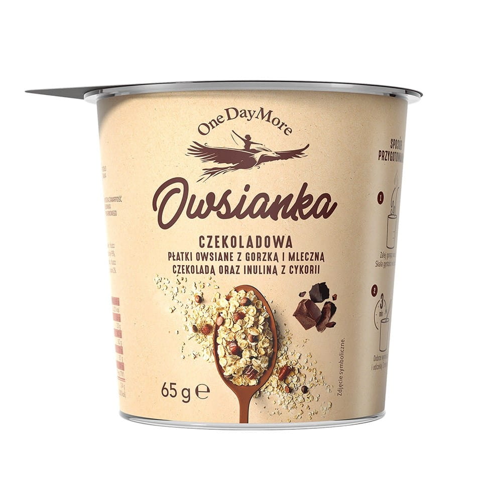 Bouillie de chocolat au chocolat noir et au lait 65 g