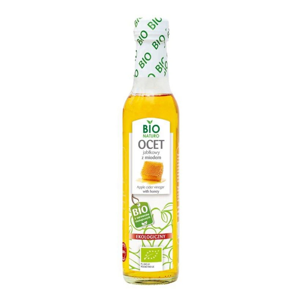 Vinaigre de cidre de pomme au miel BIO 250 ml BIONATURO