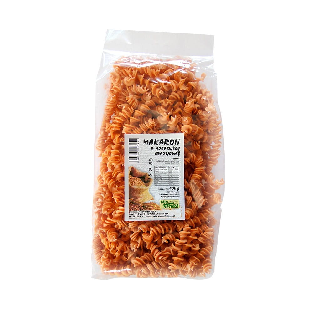 Pâtes de lentilles rouges 400 g PRO NATURA
