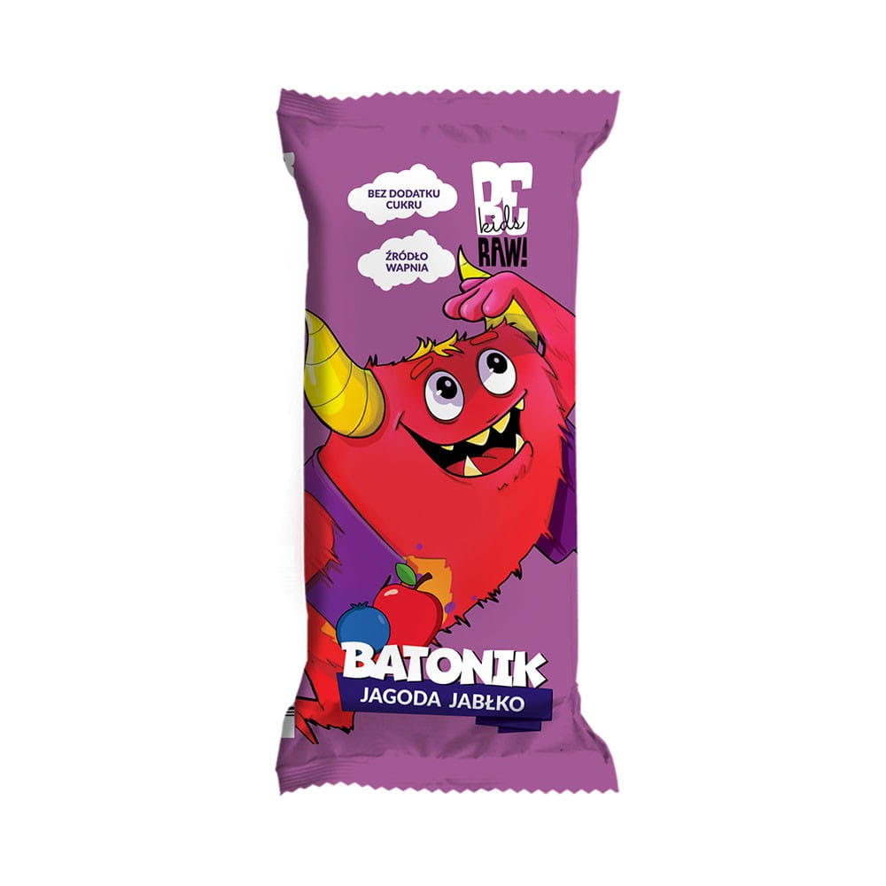 Barre sans sucre ajouté pomme myrtille 25 g