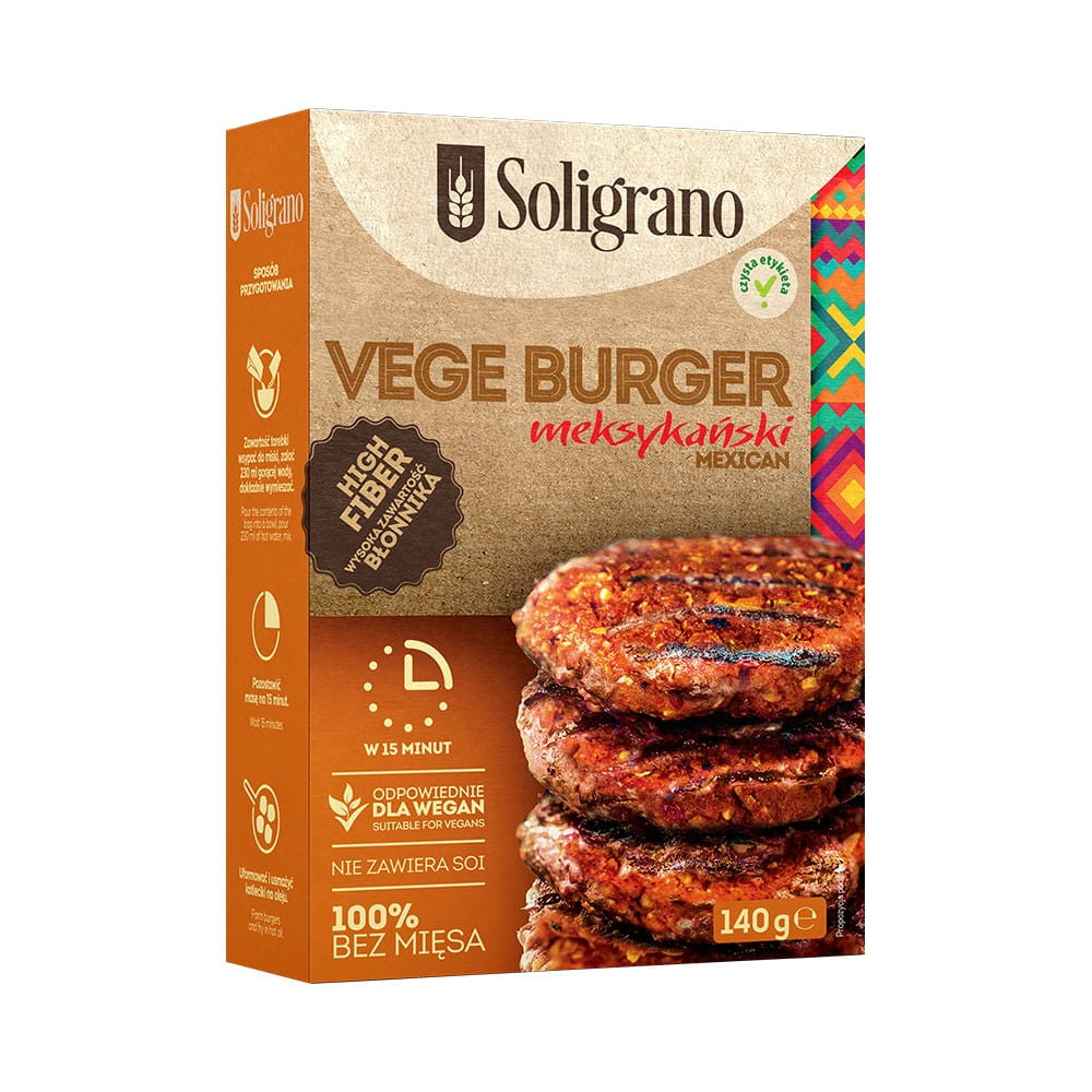 Burger mexicain végé 140 g - SOLIGRANO