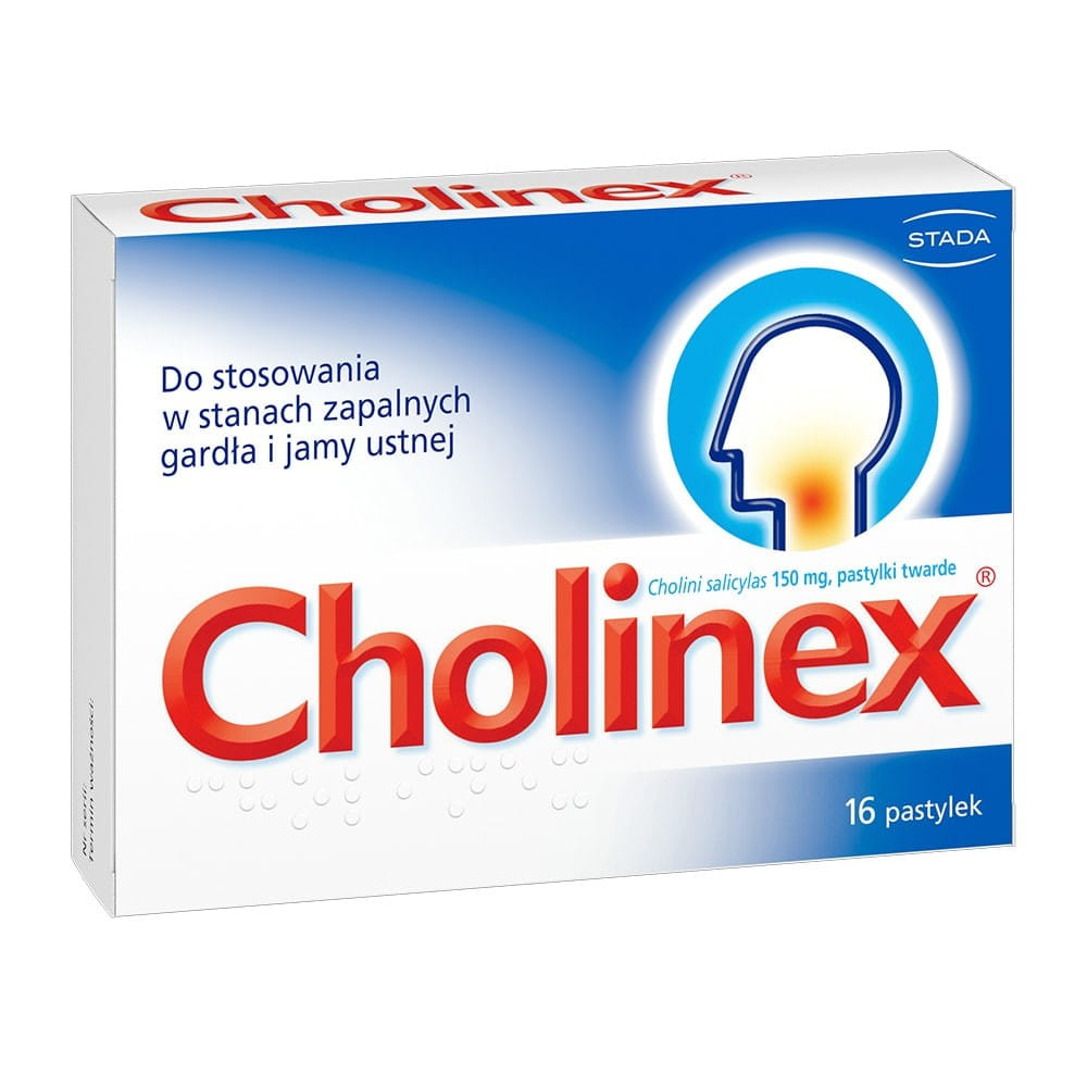Cholinex pour la gorge de 16 pastilles