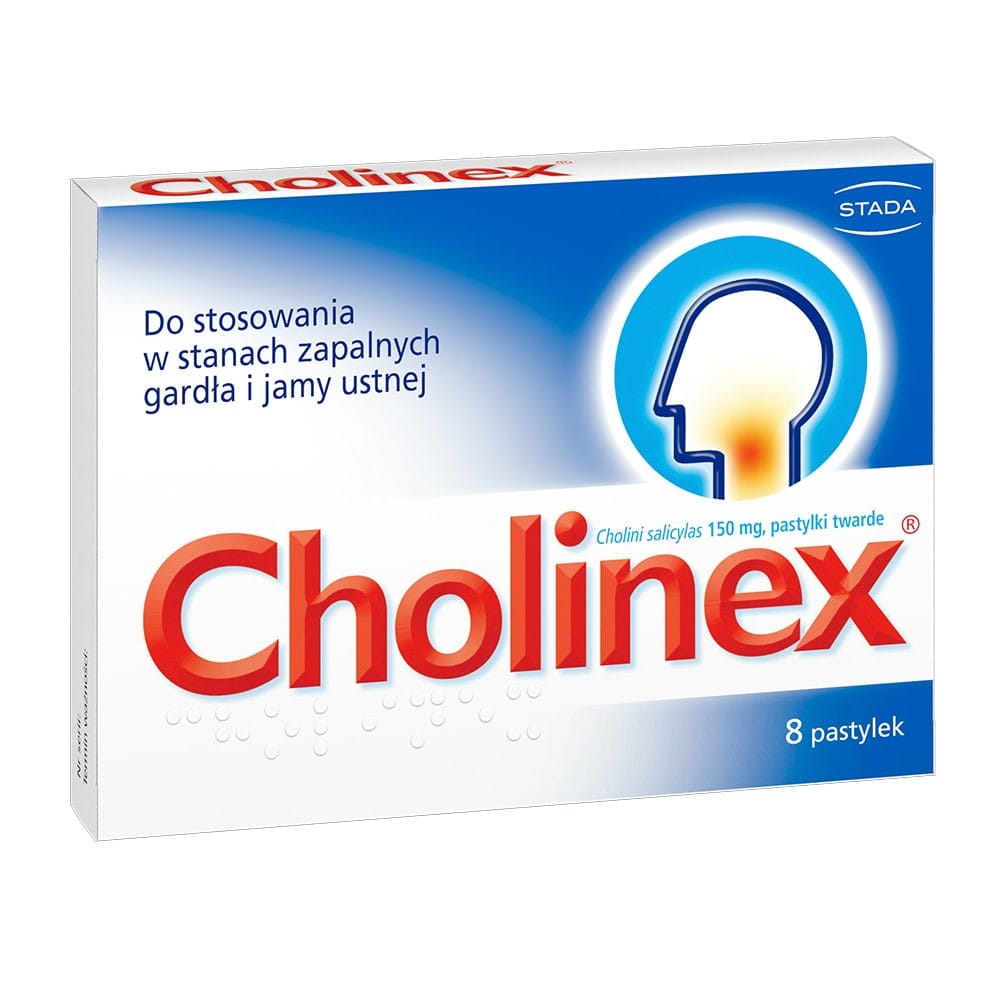 Cholinex pour la gorge de 8 pastilles