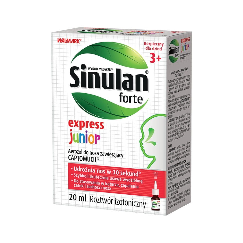 Sinulan FORTE spray nasal junior 3 + 20 ml