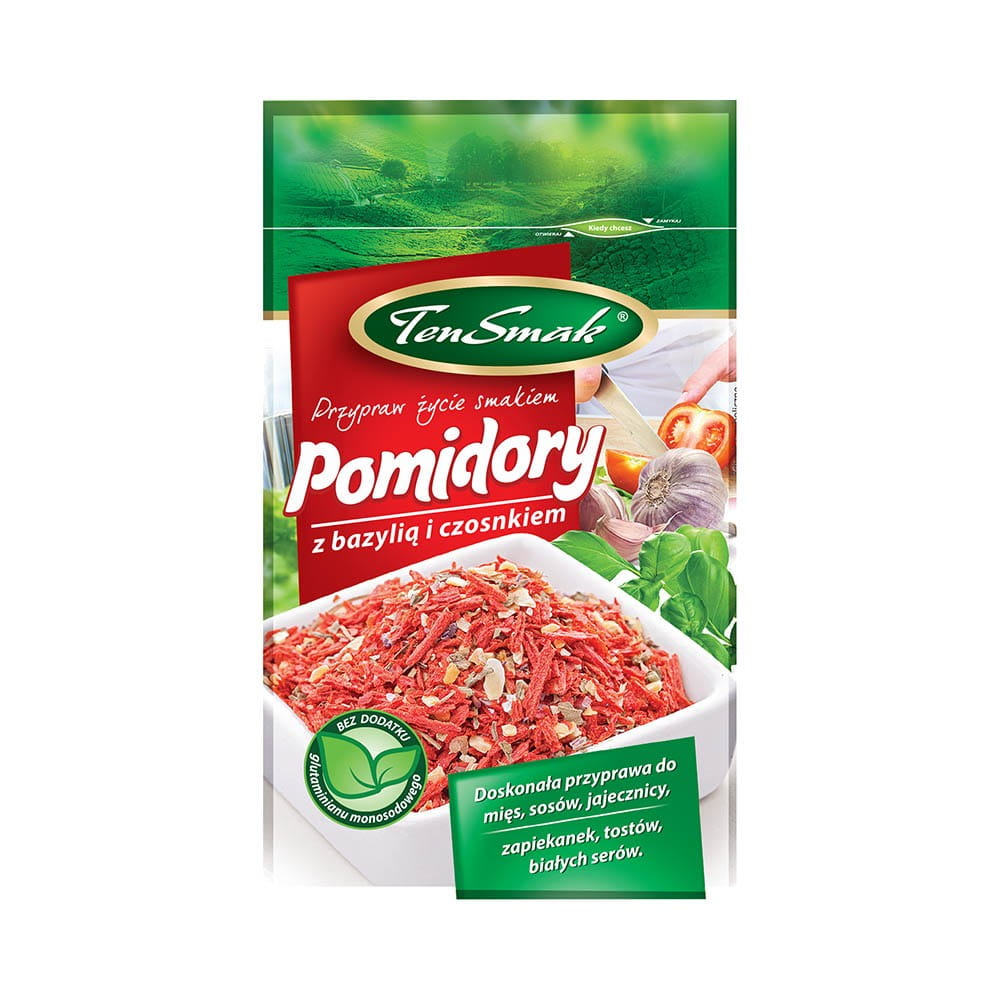 Tomates au basilic et à l'ail 15 g CE GOÛT