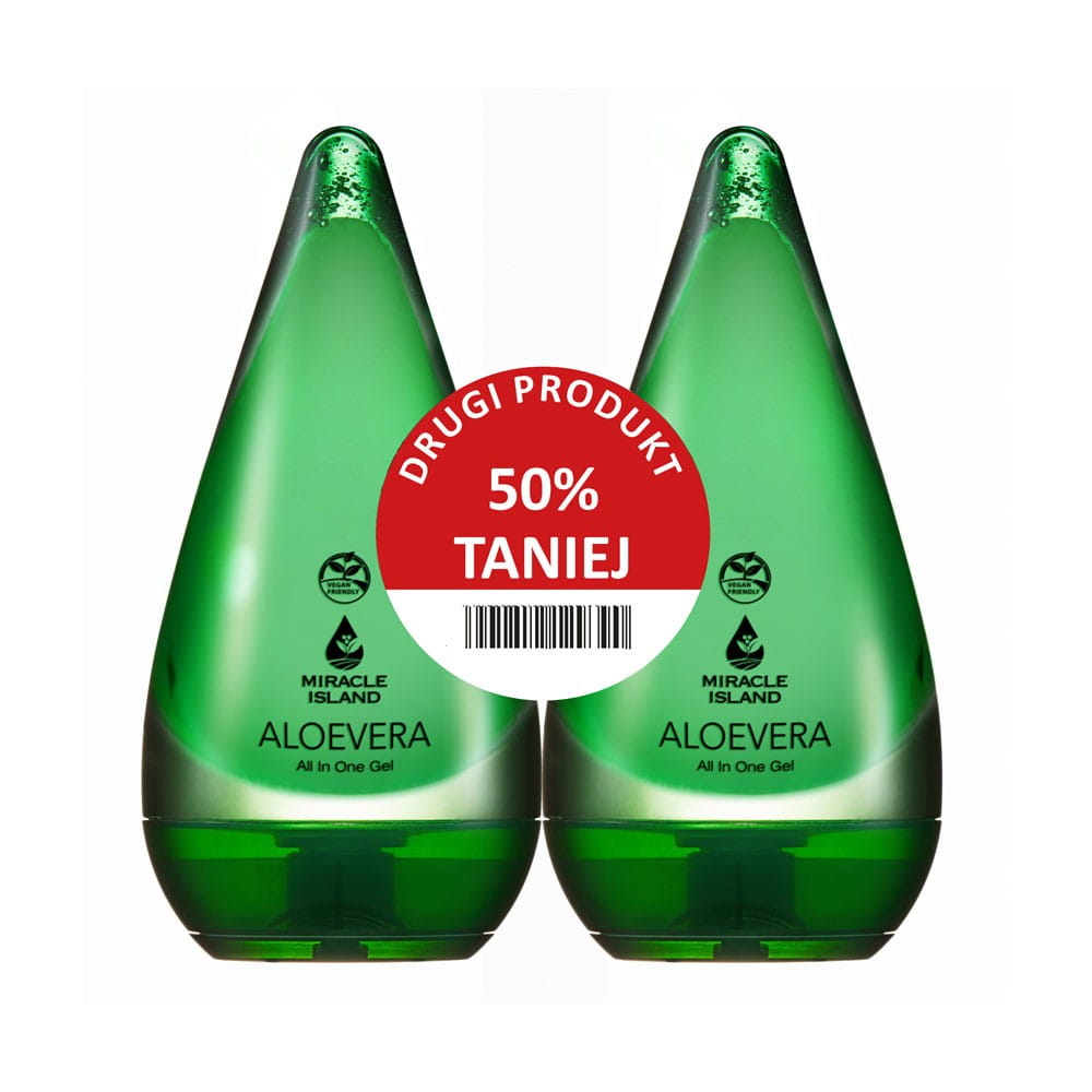 Gel visage et corps à l'aloe 99% 2 x 250 ml