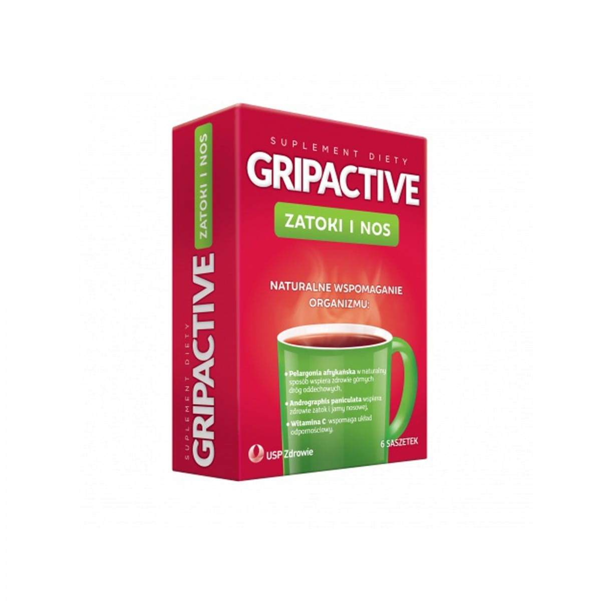 Gripactive sinus et nez plus 6 sachets