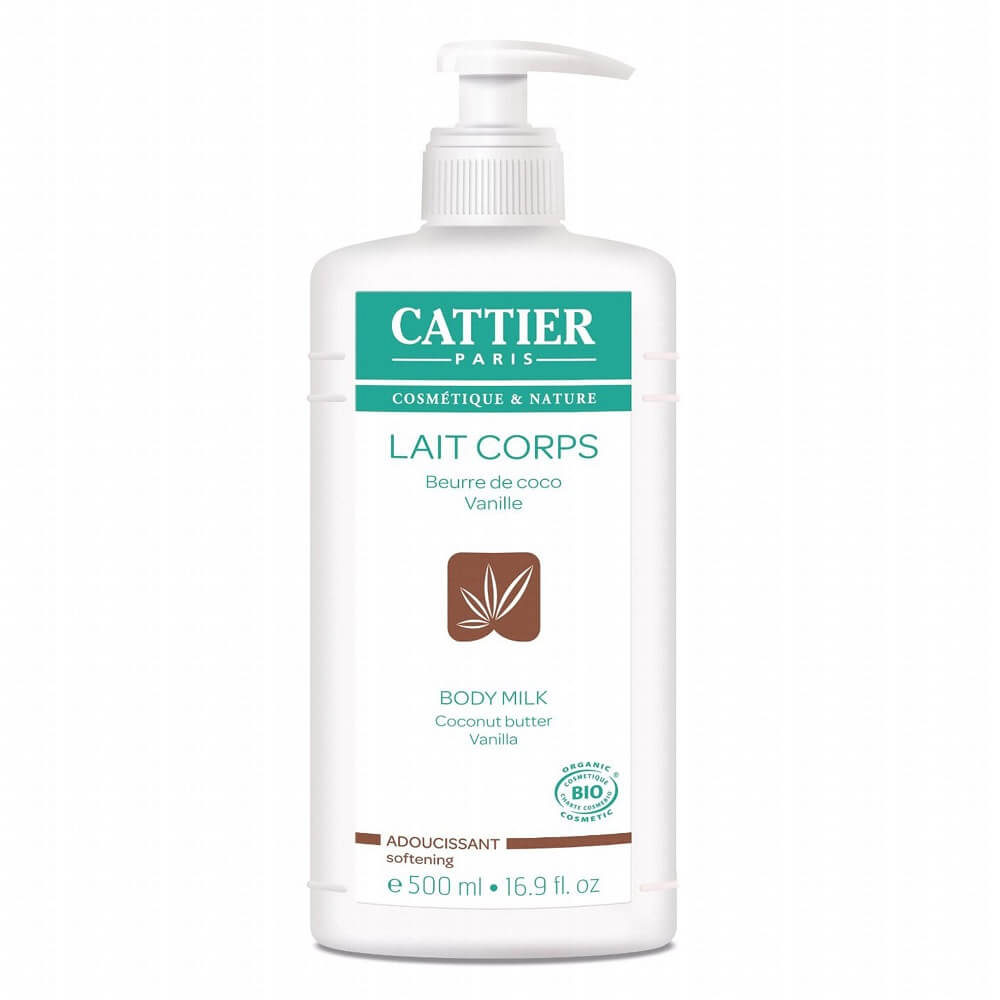 Lait corporel adoucissant à l'huile de coco et à la vanille ECO 500 ml - CATTIER