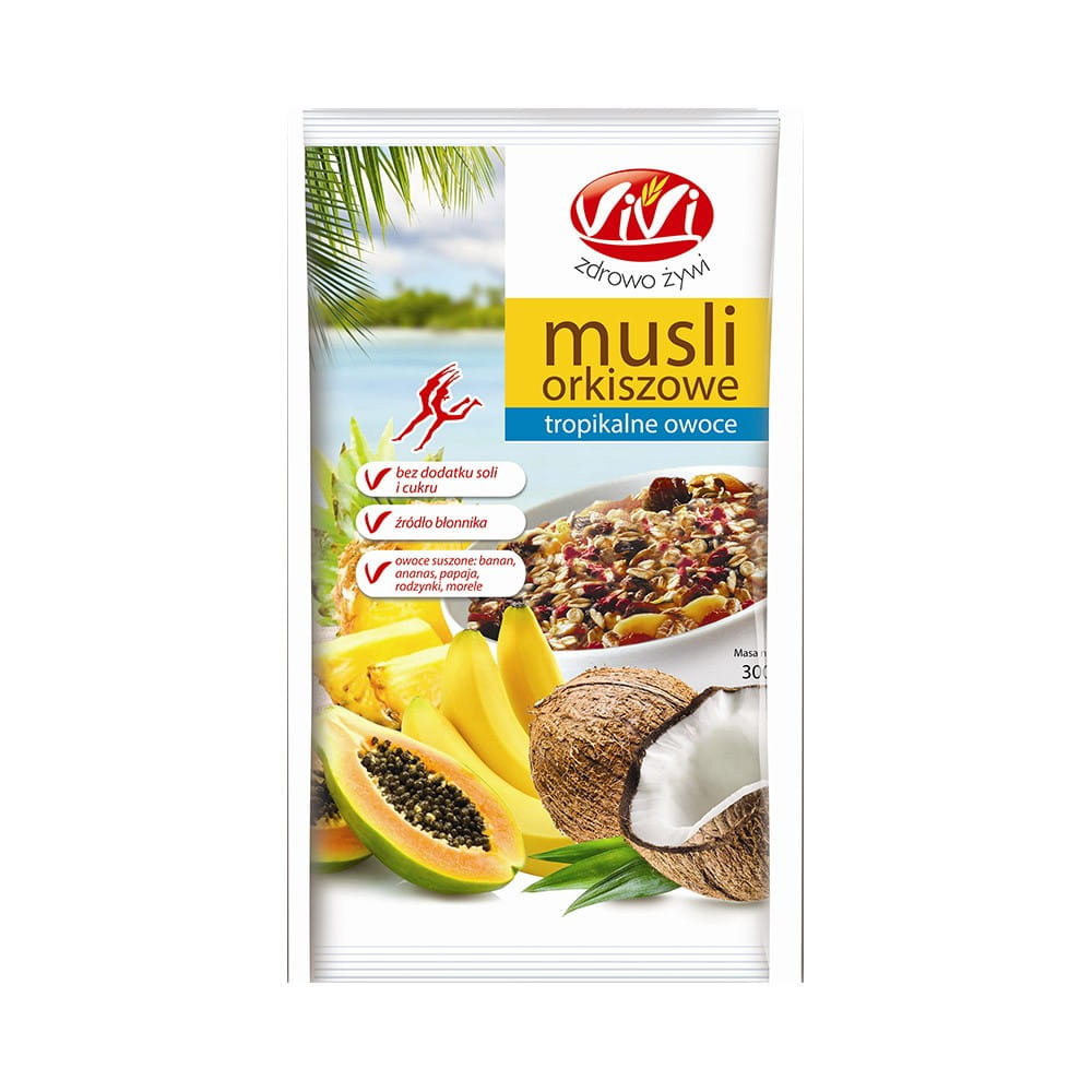 Muesli épeautre fruits tropicaux 300 g VIVI