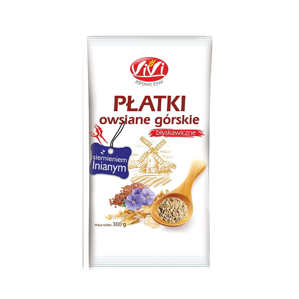 Gruau de montagne aux graines. linge instantané 300 g VIVI