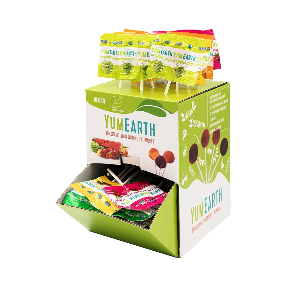 Sucettes aux fruits à la vitamine C, grenade, pastèque, mangue, bio