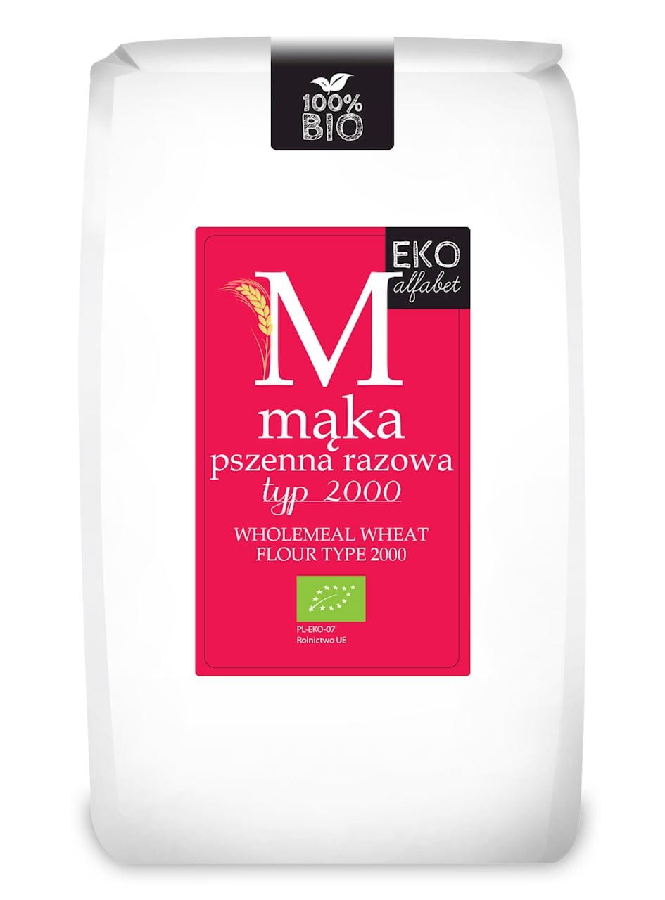 Farine de blé complet type 2000 BIO 1 kg - ECO ALPHABET