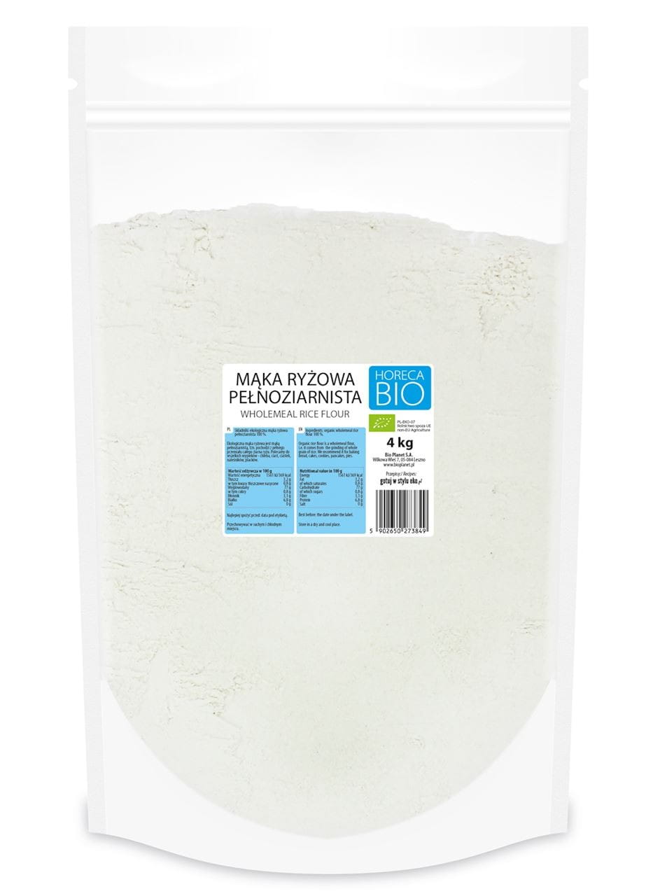 Farine de riz complet BIO 4 kg HORECA
