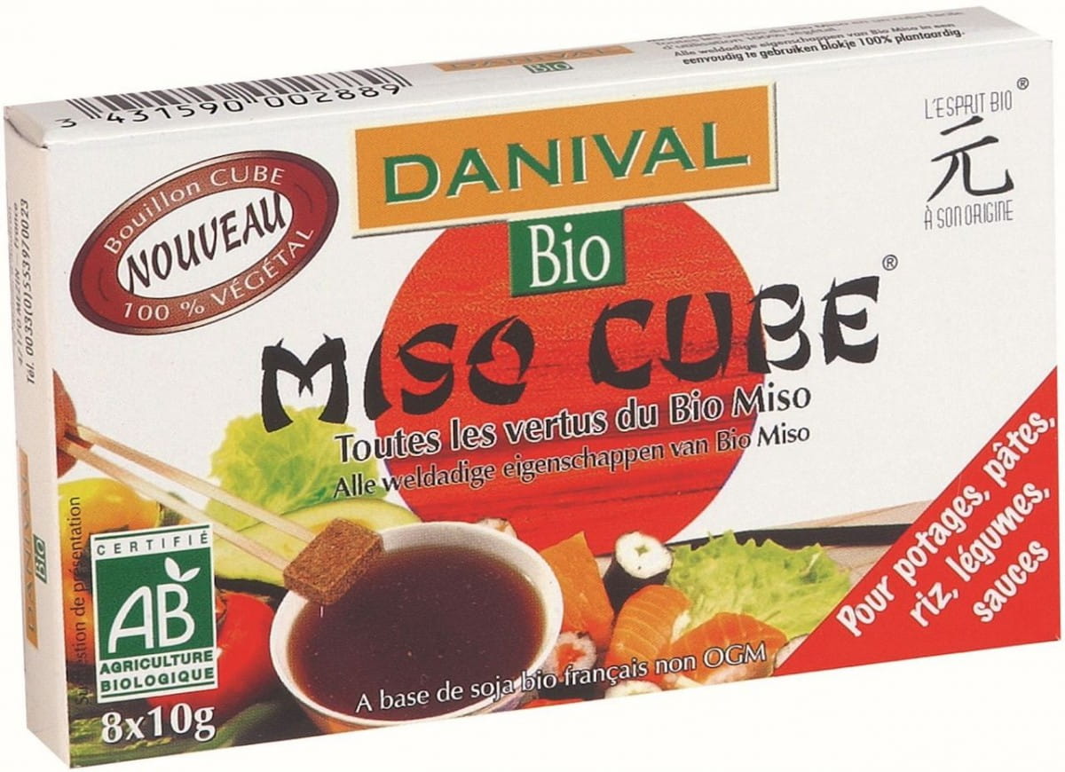 Cubes de miso BIO 8x10 g - DANIVAL
