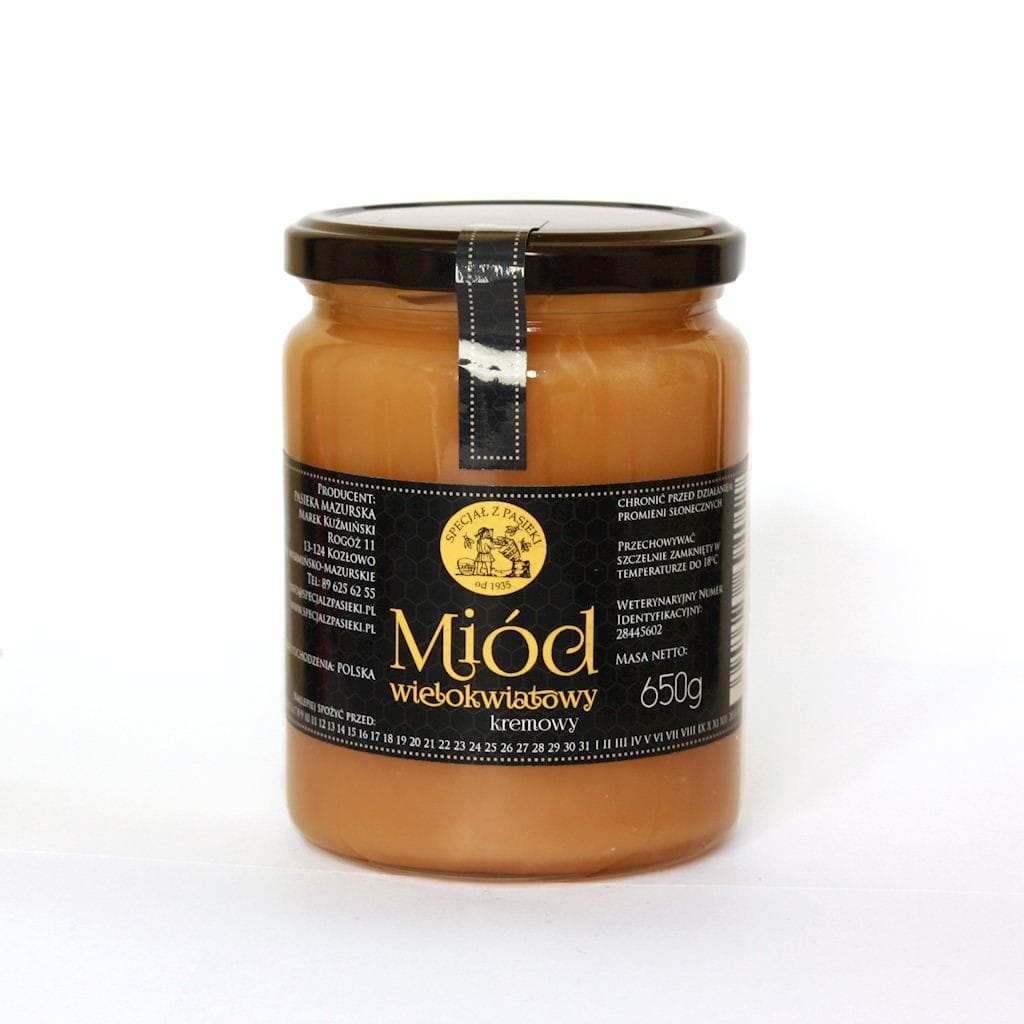 Miel multifleurs crémeux 650g SPÉCIALITÉ STRIP