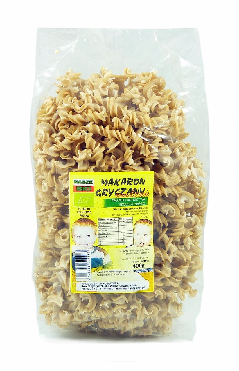 Nouilles de sarrasin BIO vrille 400g PRO NATURA