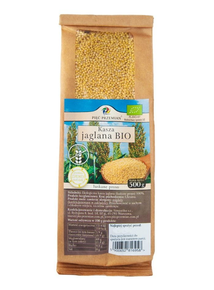 Millet BIO 500g sans gluten cinq changements CINQ CHANGEMENTS