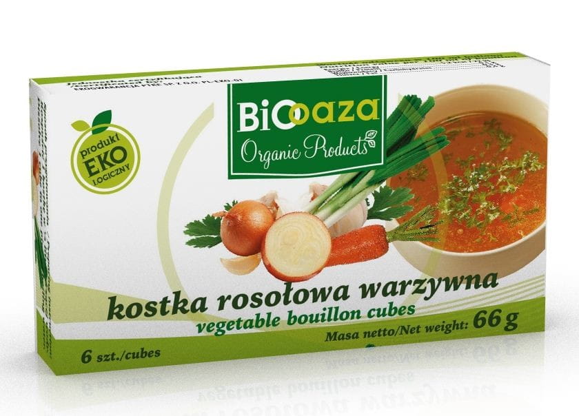Cube de bouillon de légumes BIO 66g - BIO OASIS