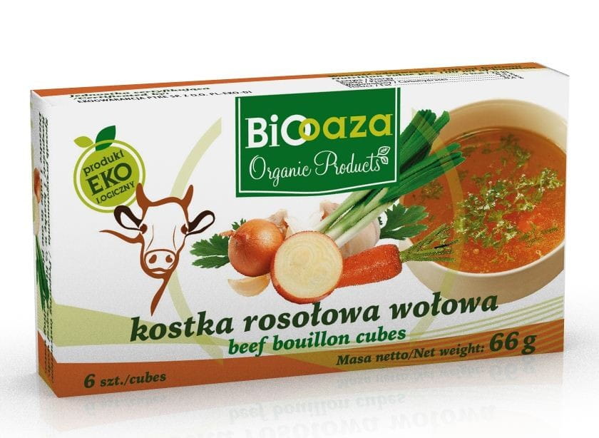 Cube de bouillon de boeuf BIO 66g - BIO OASIS