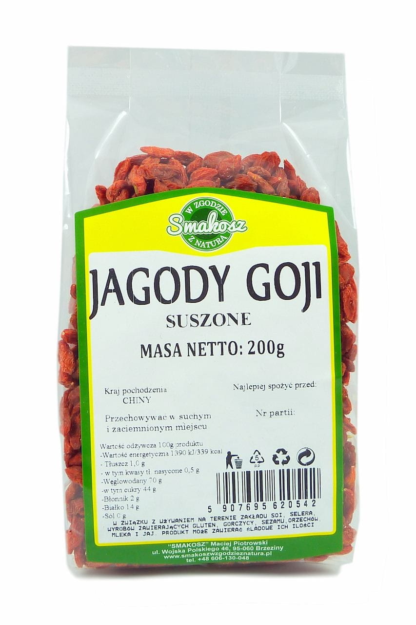 Baies de goji séchées 200g DELICIOUS