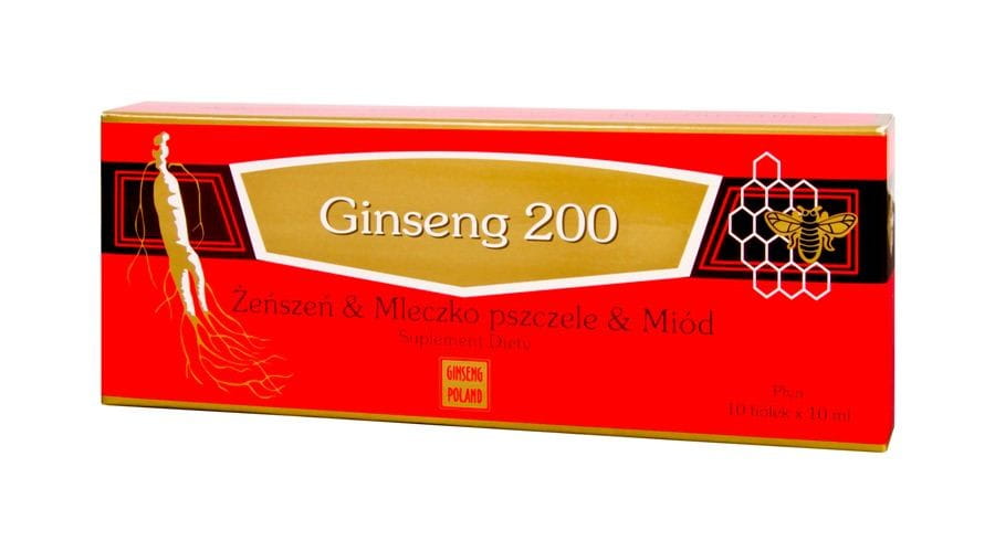 Ginseng 200 ginseng + gelée royale + miel 10 ampoules de 10 ml GINSENG