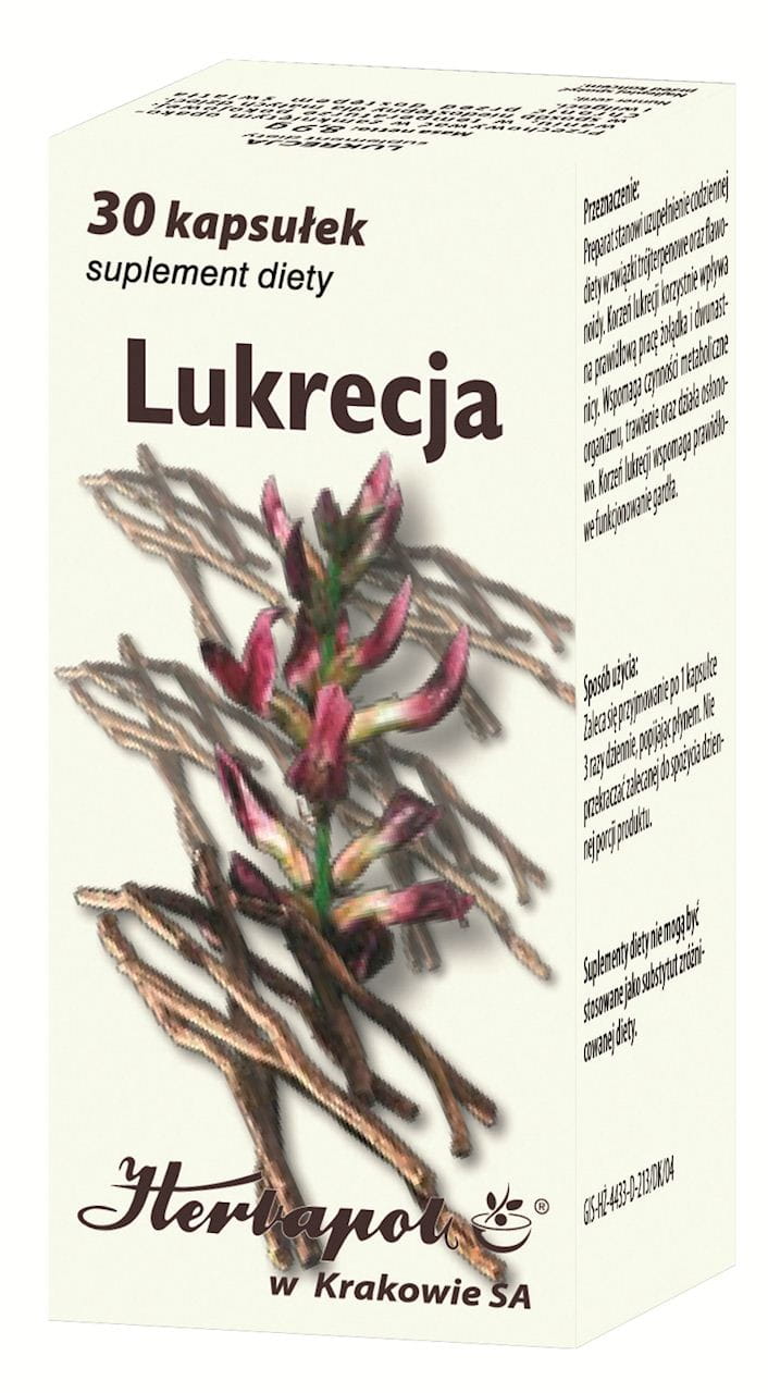 Capsules Lukrecja 30. HERBAPOL