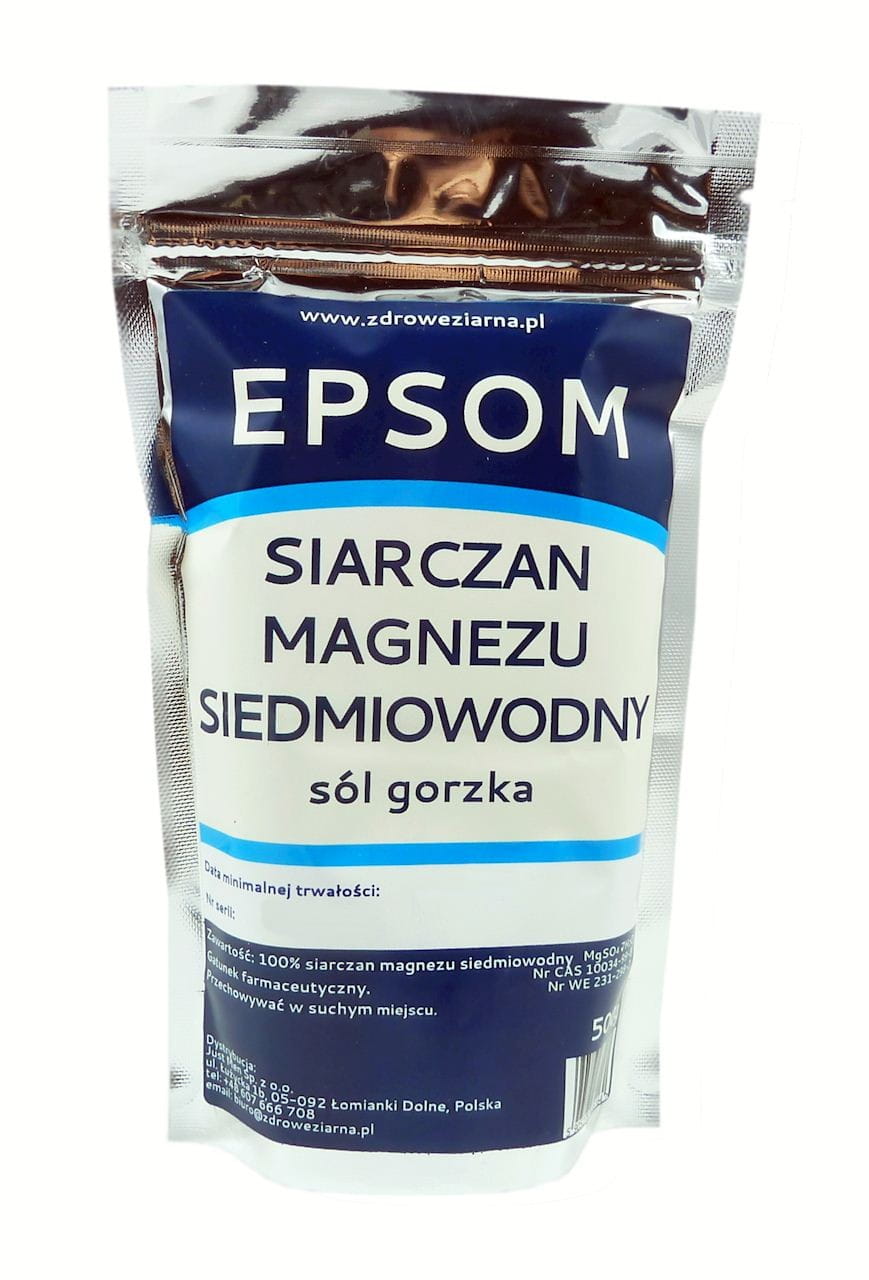Sel amer d'Epsom 500g - sulfate de magnésium heptahydraté K2