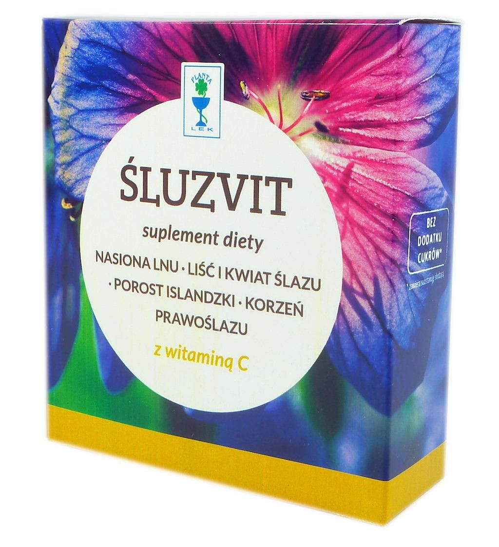 Śluzvit pastilles sans sucre 80g (doypack) PLANTA - MEDICAMENT