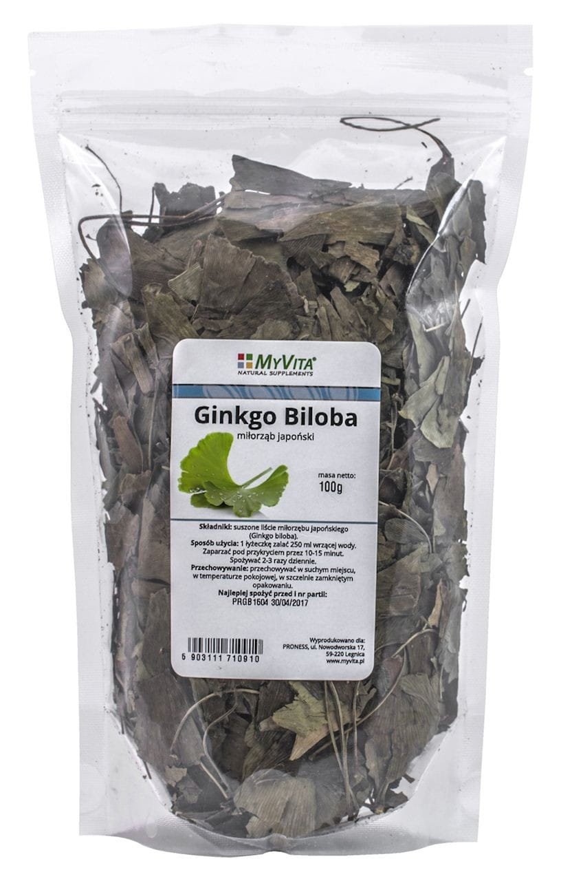 Ginkgo biloba 100g (ginkgo japonais) - MYVITA