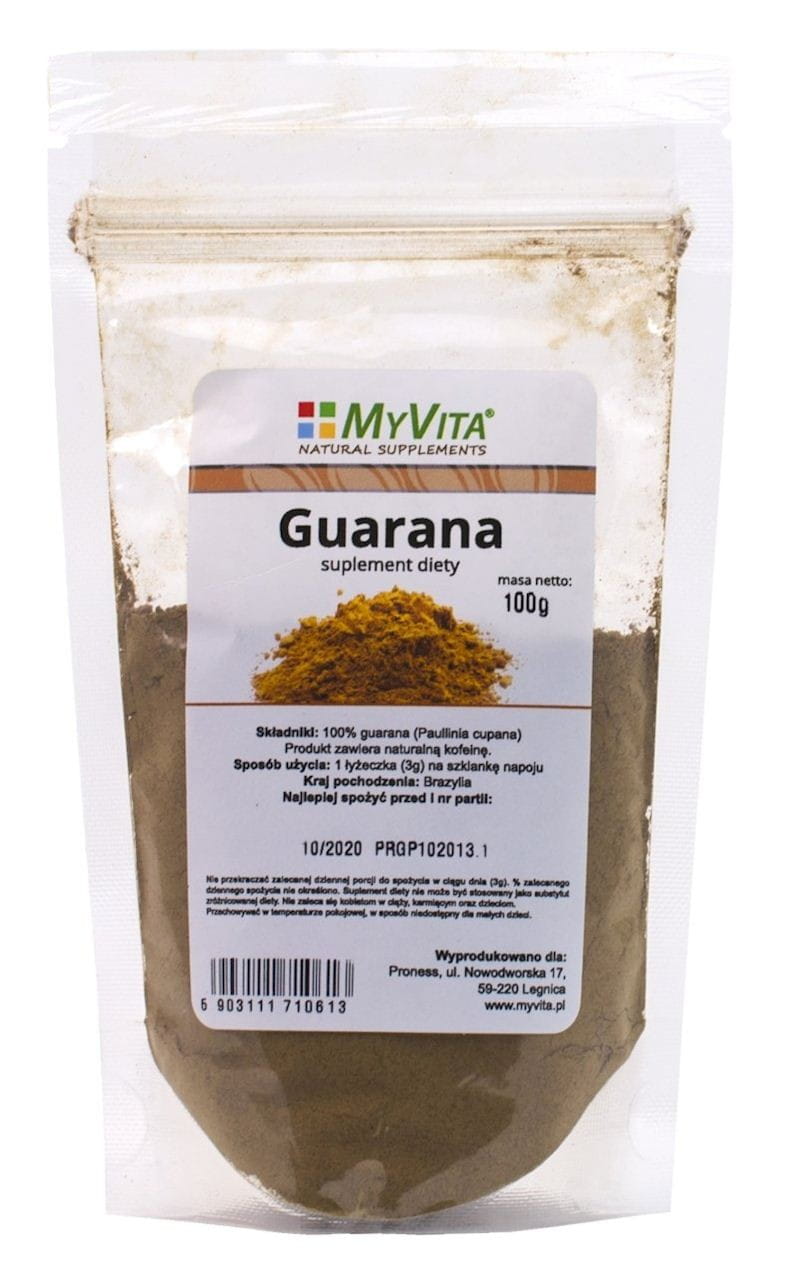 Poudre de Guarana 100g - MYVITA