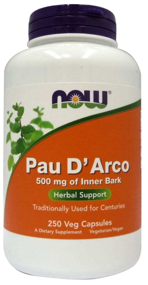 Pau d'arco 500mg. 250vcaps. MAINTENANT ALIMENTS