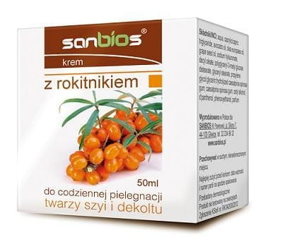 Crème d'argousier 50ml SANBIOS