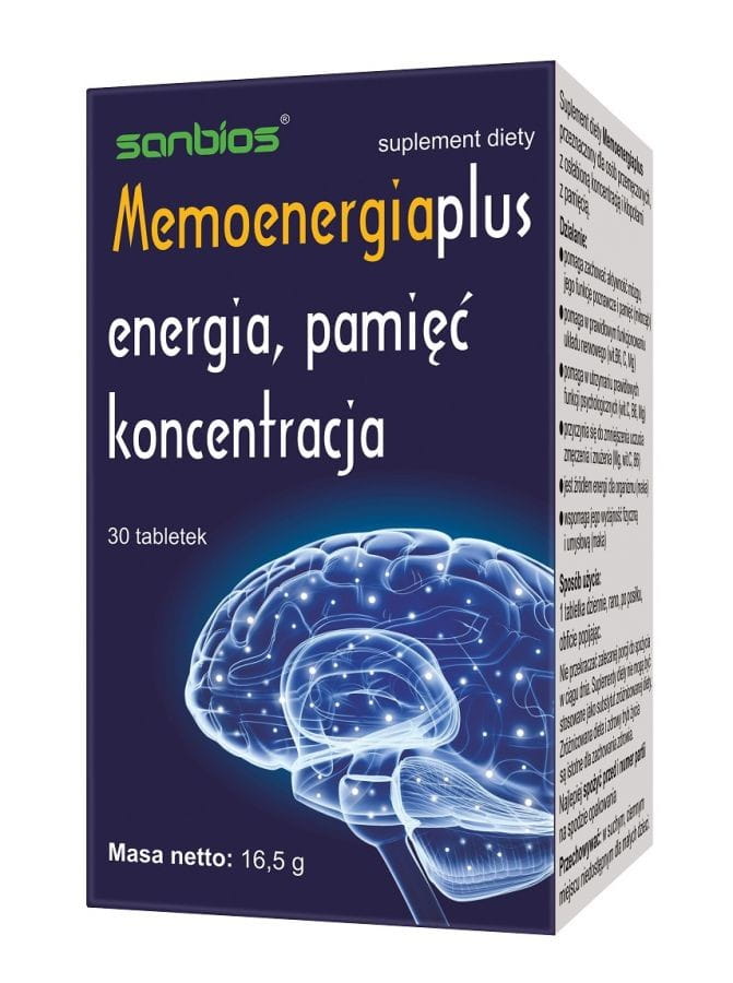 Memoenergiaplus 30 comprimés. SANBIOS