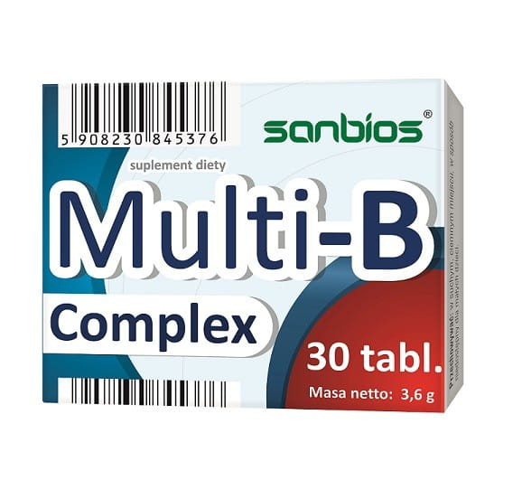 Multi - B - COMPLEX 30 comprimés SANBIOS