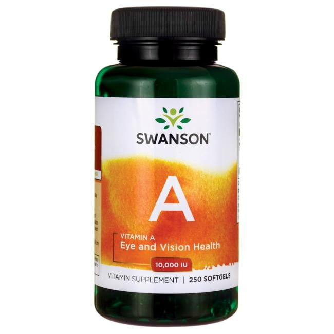 Vitamine A 10000iu 250 gélules. SWANSON