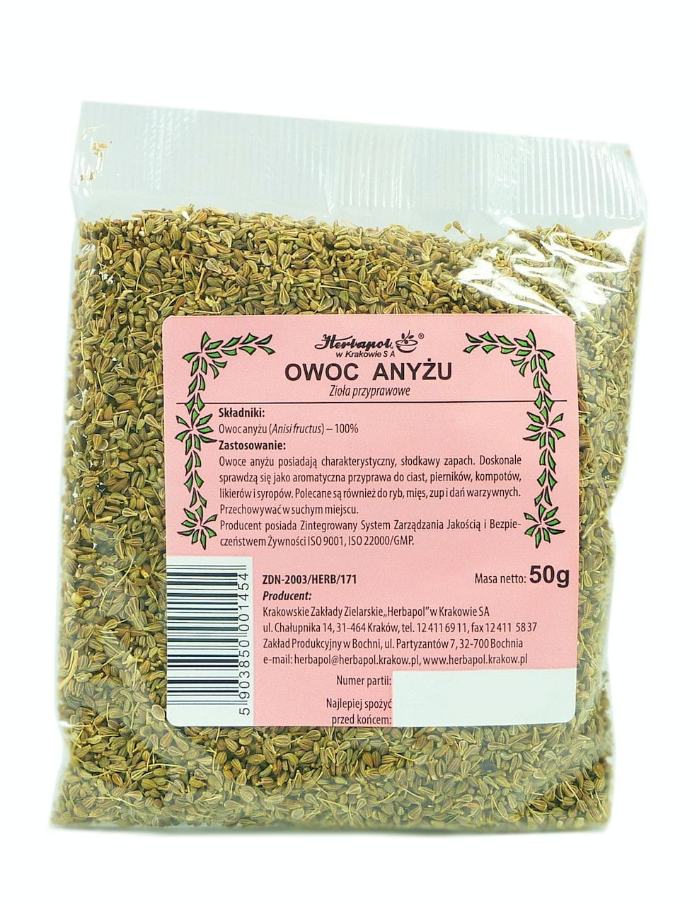 Anis fruit 50g HERBAPOL