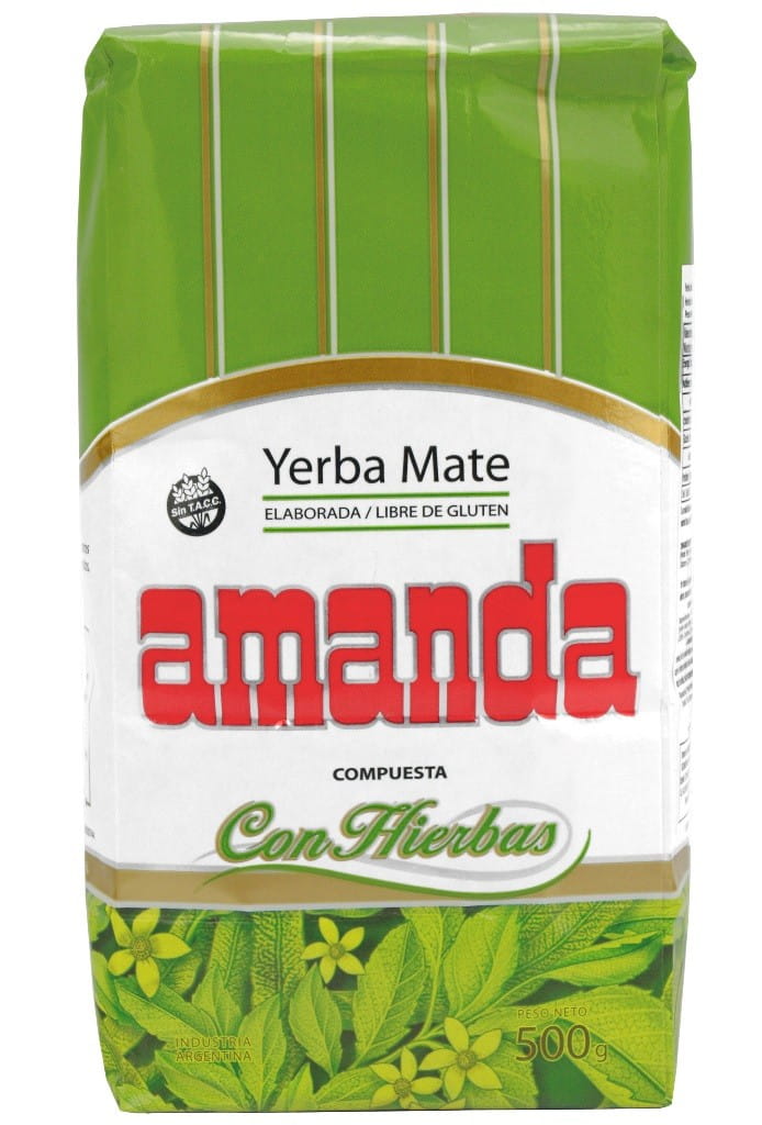 Yerba maté amanda 500g herbes hierbas AMANDA