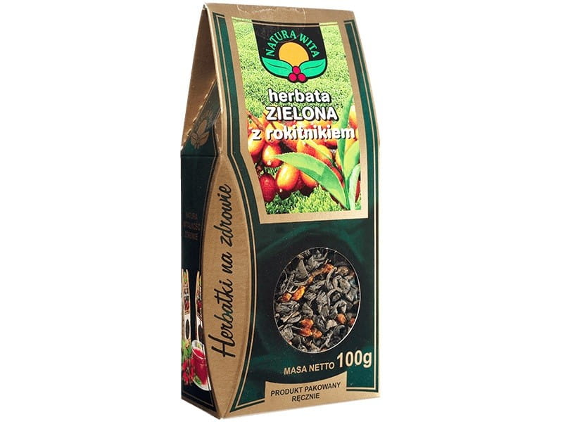 Thé vert à l'argousier 100g NATURE ACCUEILLANTE