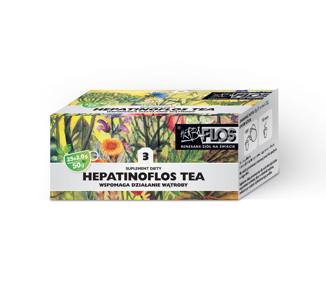 3 hEPAtinoflos thé fix 25 x 2g - herba de soutien du foie - FLOS
