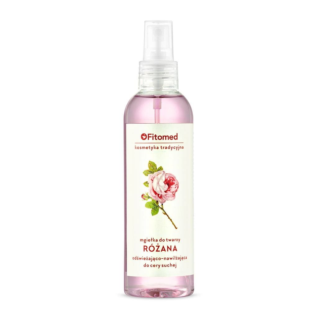 Brume visage à la rose rafraîchissante et hydratante pour peaux sèches 200ml FITOMED
