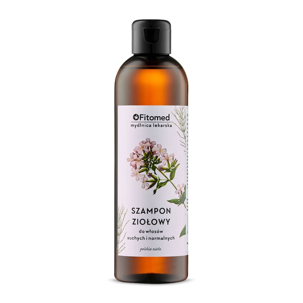 Shampooing aux herbes (nouveau) pour cheveux secs et cassants 250ml FITOMED