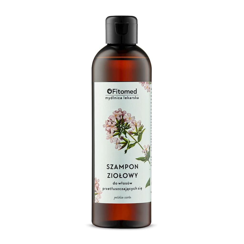 Shampoing aux herbes (nouveau) pour cheveux gras 250ml FITOMED