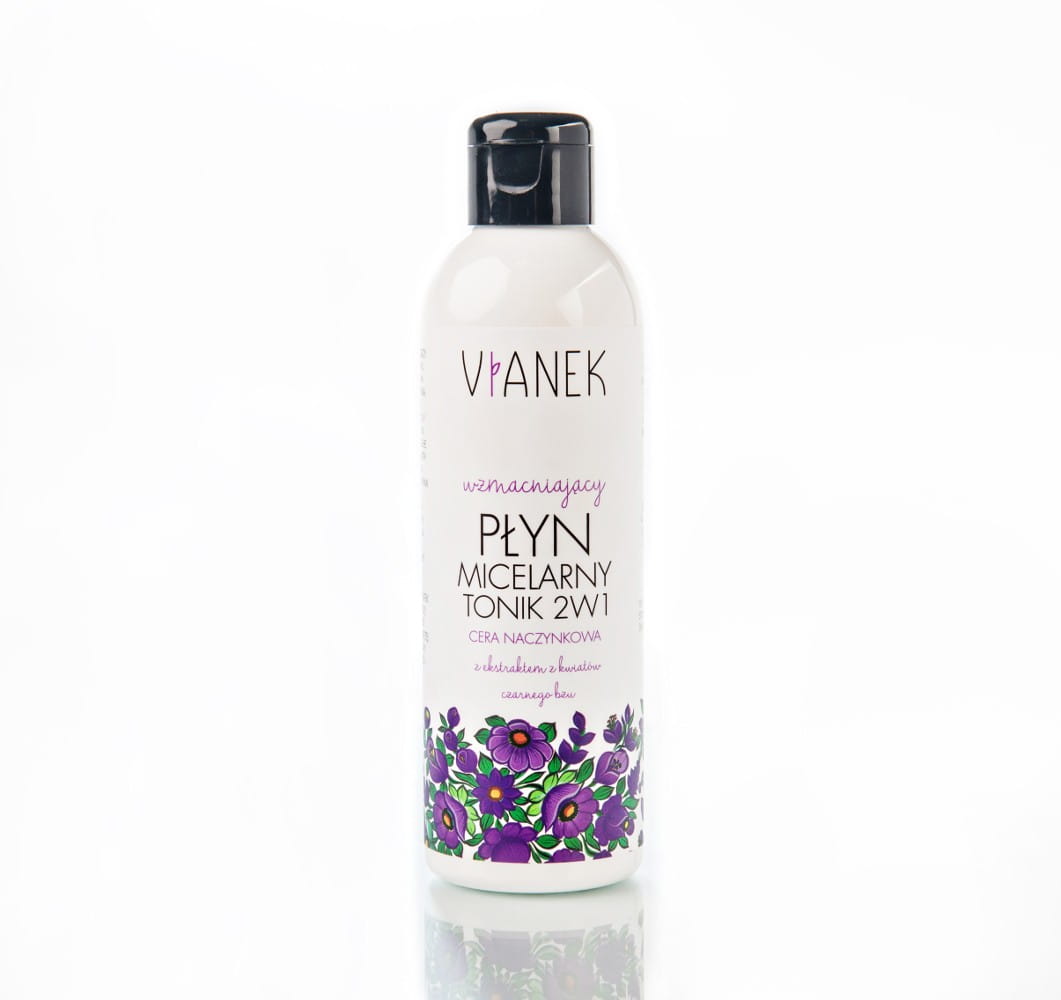 VIANEK fluide micellaire fortifiant et tonique 2en1 200ml (peau couperose)