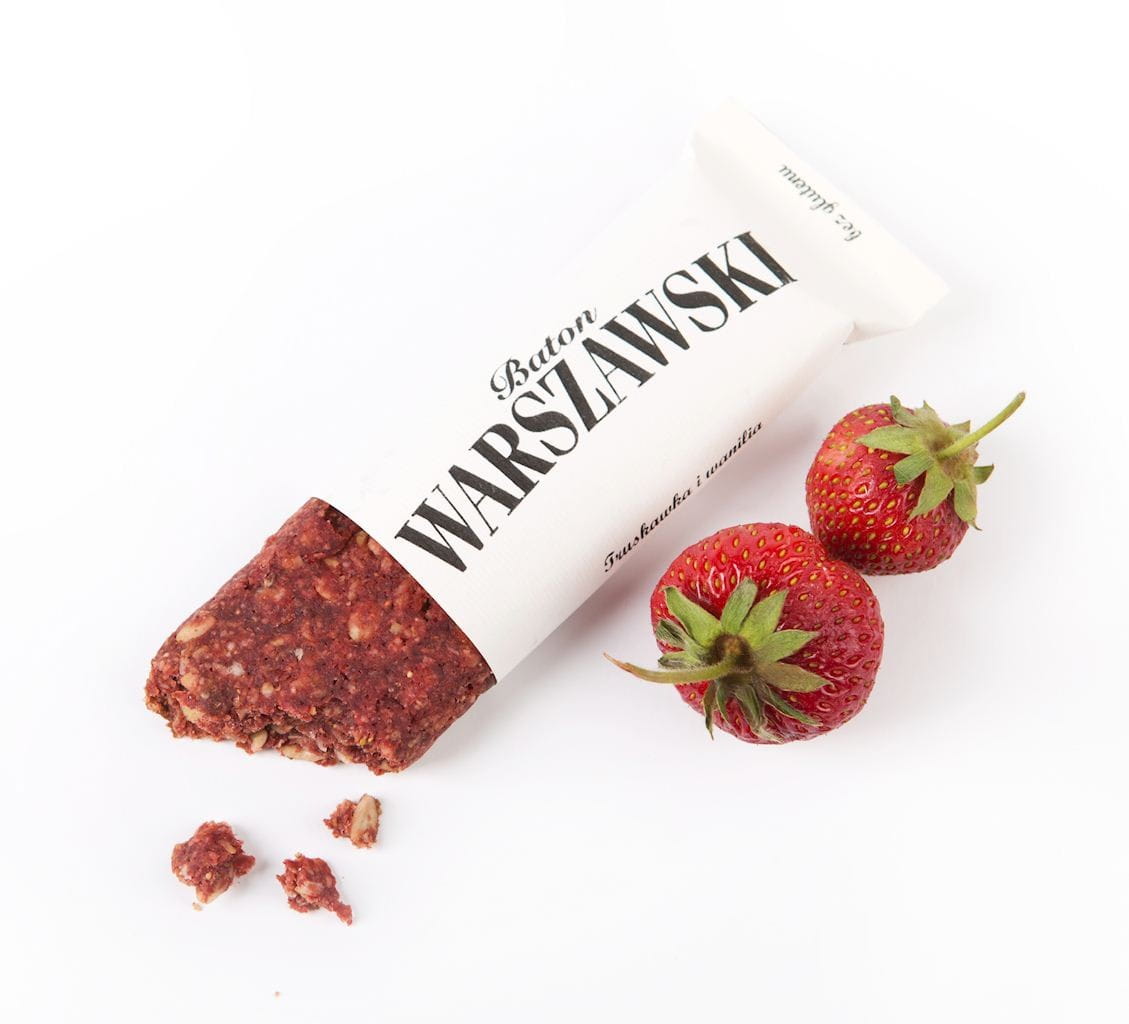 Barre fraise et vanille 60g - WARSAW BAR